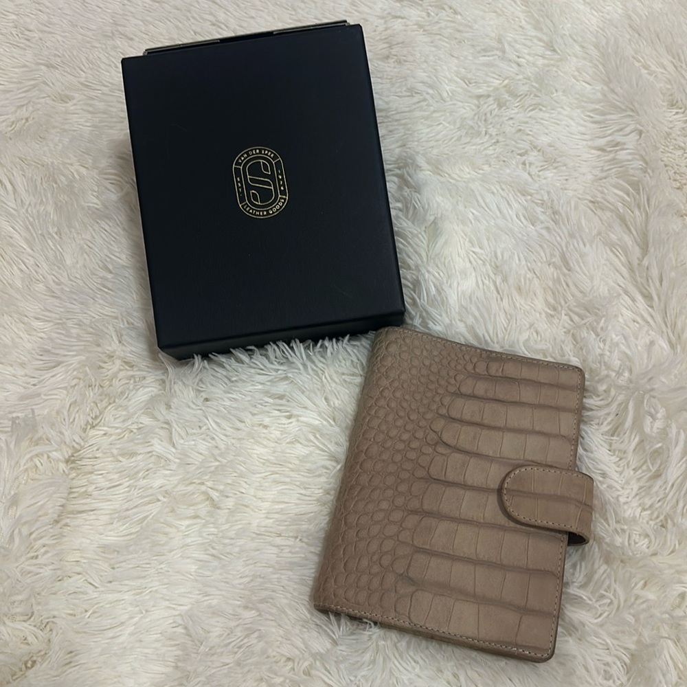 Van Der Spek TM standard Stardust croco agenda